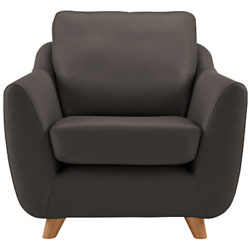 G Plan Vintage The Sixty Seven Leather Armchair Capri Leather Black